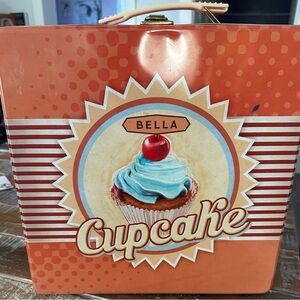 Abella Orange and Blue Cupcake Tin